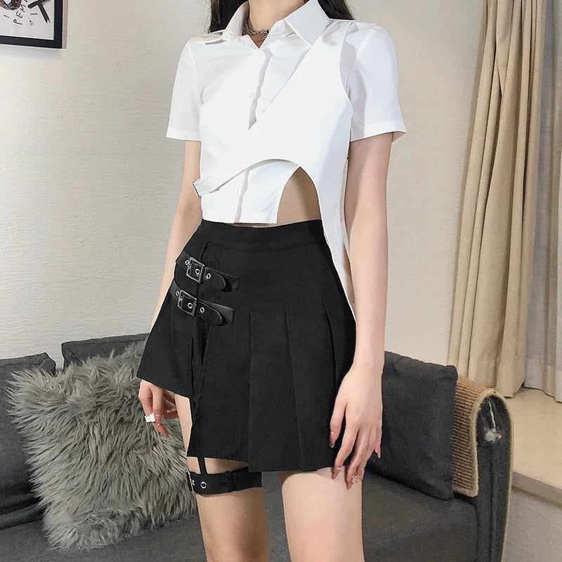 Black Pleated Skirt -  Canada