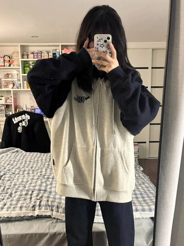 Korean fashion sweatshirts hot sale