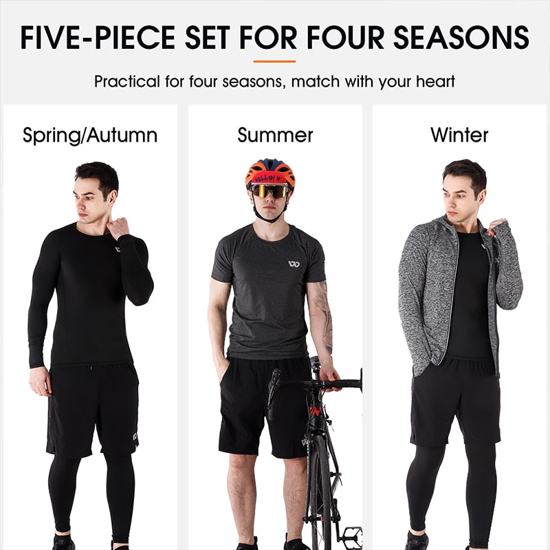 Men Running Tights Shorts Pants Sport Clothing Soccer Leggings Compres –  wanahavit