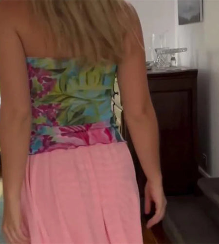 Tube Top y2k Clothes Women Summer Floral Print Off Shoulder Strapless Sleeveless Beadeau Fairycore Clothing Streetwear