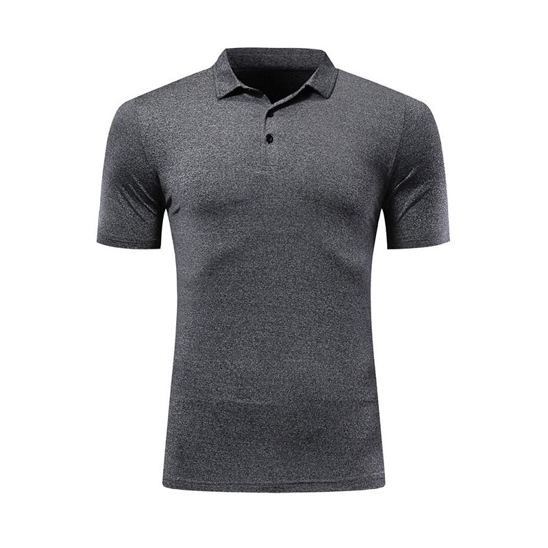 Mens Polo Shirt Short Sleeve Summer Tennis Shirt Quick Dry Sport Clothing Basketball GYM Running Badminton Training T-Shirt