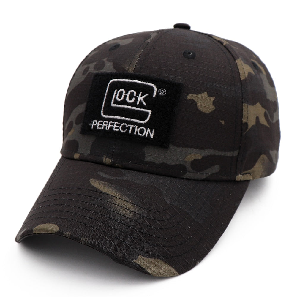 Tactical Glock Shooting Sports Baseball Cap Fishing Caps Men Outdoor Hunting Jungle Hat Airsoft Hiking Casquette Hats