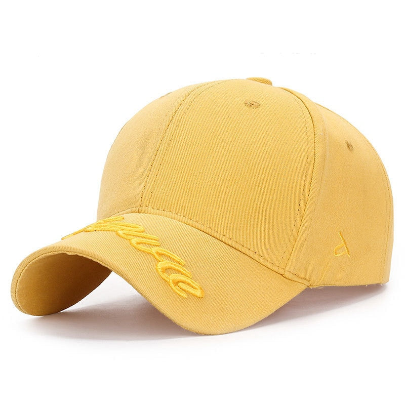 Women men cotton sport Baseball Cap fashion outdoor female male Snapback hat embroidery Adjustable lovers sun cap