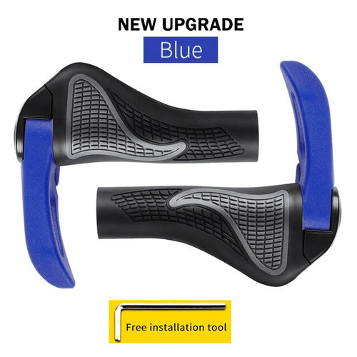 Load image into Gallery viewer, MTB Bike Grips Anti-Skid Ergonomic Bicycle Grips Bike Bar ends Handlebars Rubber Push On Bicycle Parts Cycling Grips
