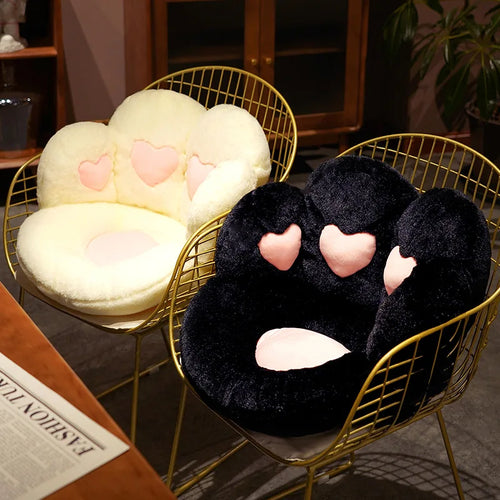 Load image into Gallery viewer, New Style 50/60cm Bear Cat Paw Plush Seat Cushion Ins Lovely Home Decoration Floor Mat Stuffed Soft Chair Rest Cushion Dolls
