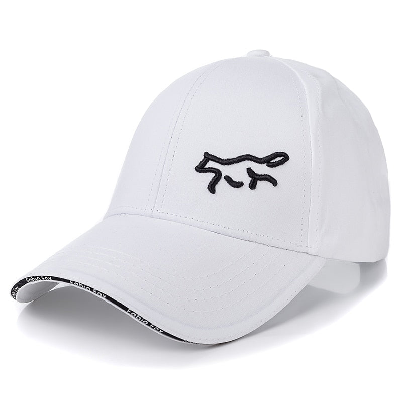 Women Cotton Cap Fashion Fabio Fox Embroidered Baseball Cap Female Casual Adjustable Outdoor Streetwear High Quality Hat