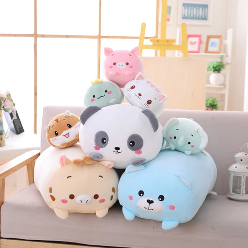 Load image into Gallery viewer, high Quality 60cm  Adorable Dinosaur Pig Cat Bear Plush Toy Soft Cartoon Panda Hamster Elephant Stuffed Doll Baby Pillo
