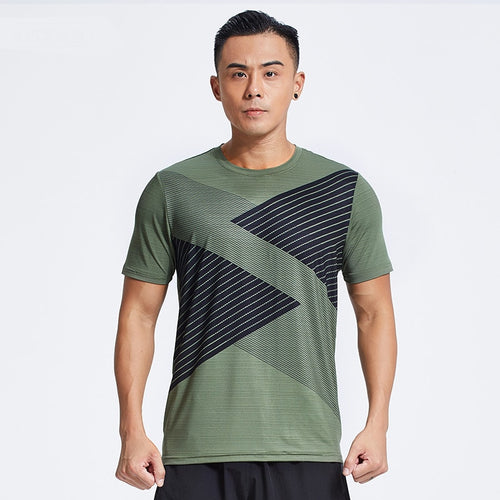 Load image into Gallery viewer, Professional Men Quick Dry Running T Shirt Loose Tops Breathable Gym Camping Hiking Cycling Tees M-4XL Size Workout Training
