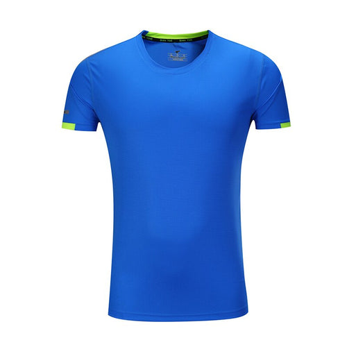 Load image into Gallery viewer, Men Running T-Shirts Quick Dry Compression Gym Fitness Jogging Sports Short Sleeve Tops Soccer Sportswear Male Jersey Breathable
