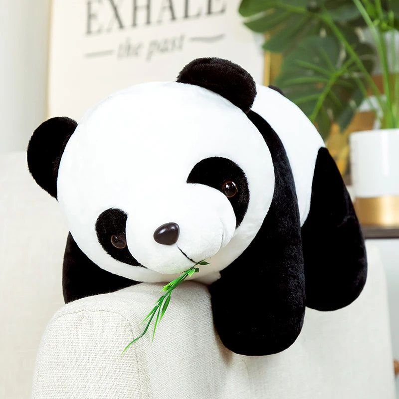 30-70cm Cute Chinese National Treasure Bamboo Leaves Panda Plush Toys Stuffed Soft Animals Pillow For Girls Kids Birthday Gifts