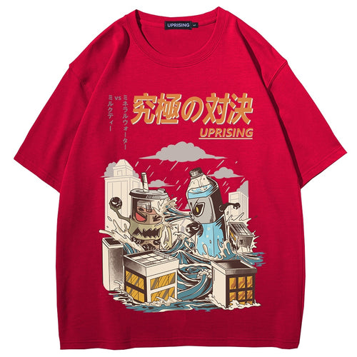 Load image into Gallery viewer, Hip Hop Streetwear Harajuku T Shirt Girl Japanese Kanji Print Tshirt 2022 Men Summer Short Sleeve T-Shirt Cotton Loose Tops Tees
