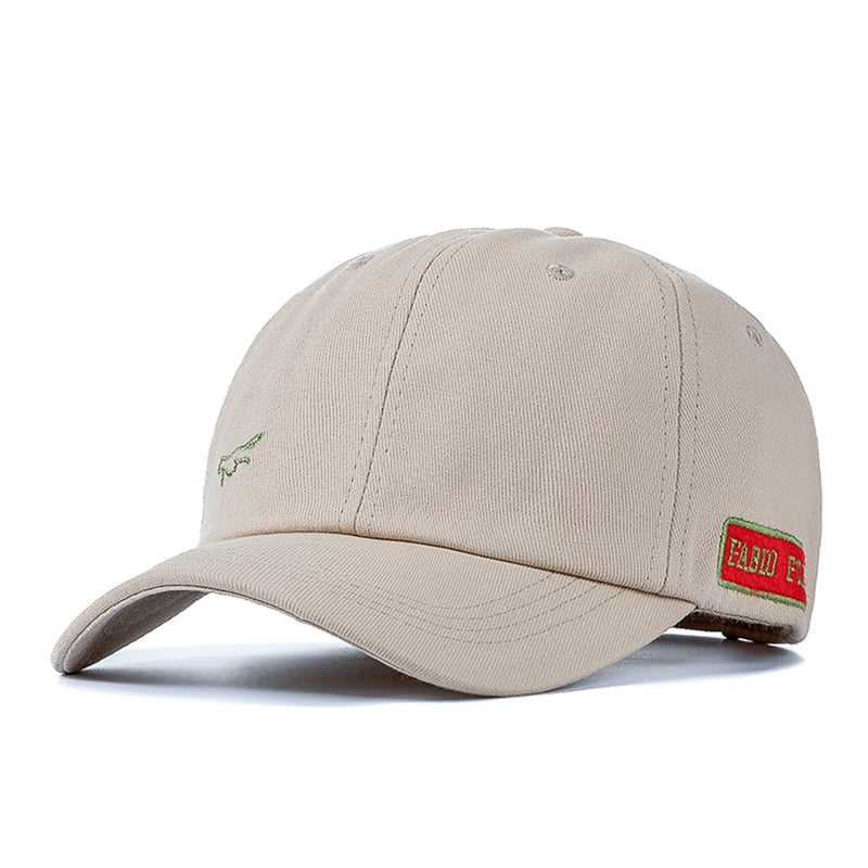 Brand Stylish Cotton Hats For Women Men Fashion Fox Embroidered Baseball Cap Adjustable Outdoor Streetwear Baseball Hat