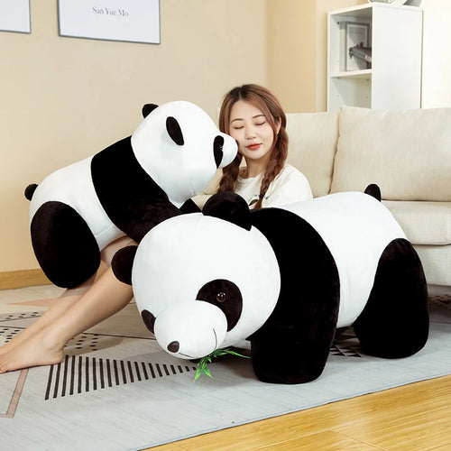 Load image into Gallery viewer, 30-70cm Cute Chinese National Treasure Bamboo Leaves Panda Plush Toys Stuffed Soft Animals Pillow For Girls Kids Birthday Gifts
