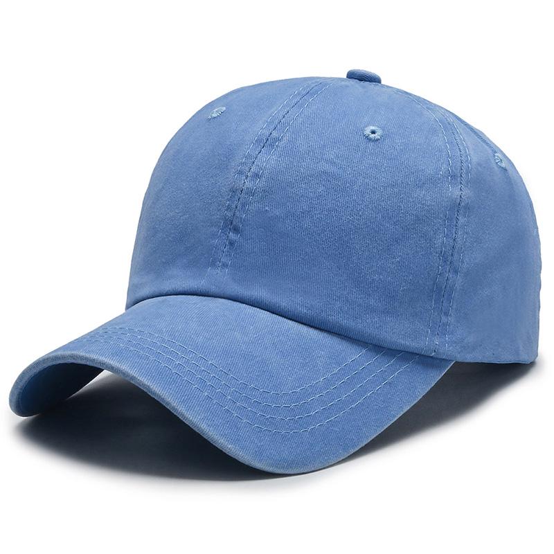 Unisex Cap Plain Color Washed Cotton Baseball Cap Men & Women Casual Adjustable Outdoor Trucker Snapback Hats Dropshipping