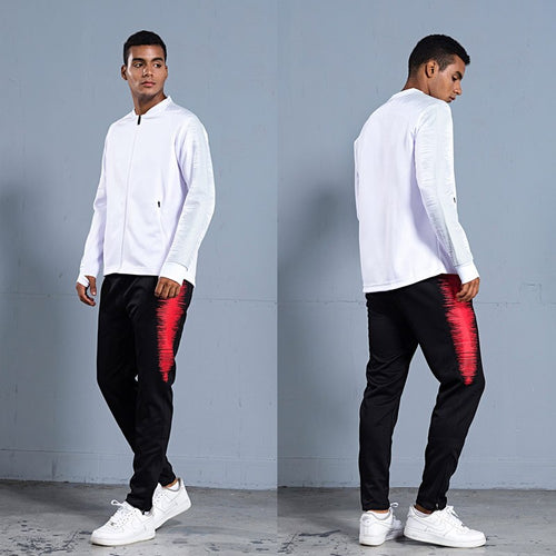 Load image into Gallery viewer, Men&#39;s Sportswear Soccer Jacket Tracksuit Football Training Set Autumn Winter Spring Long Sleeve Stand Full Zipper Top and Pants
