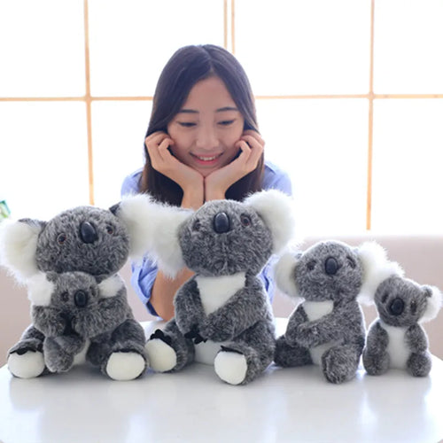 Load image into Gallery viewer, High Quality Simulation Australia Koala Plush Toy Stuffed Animal Doll Mom Baby Kids Infant Girls Toys Birthday Gift Home Decor
