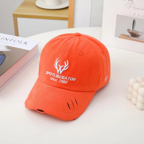 Load image into Gallery viewer, Fashion Women Cap Kpop Style Antlers Embroidery Bright Baseball Cap For Women High Quality Female Streetwear Sports Hat
