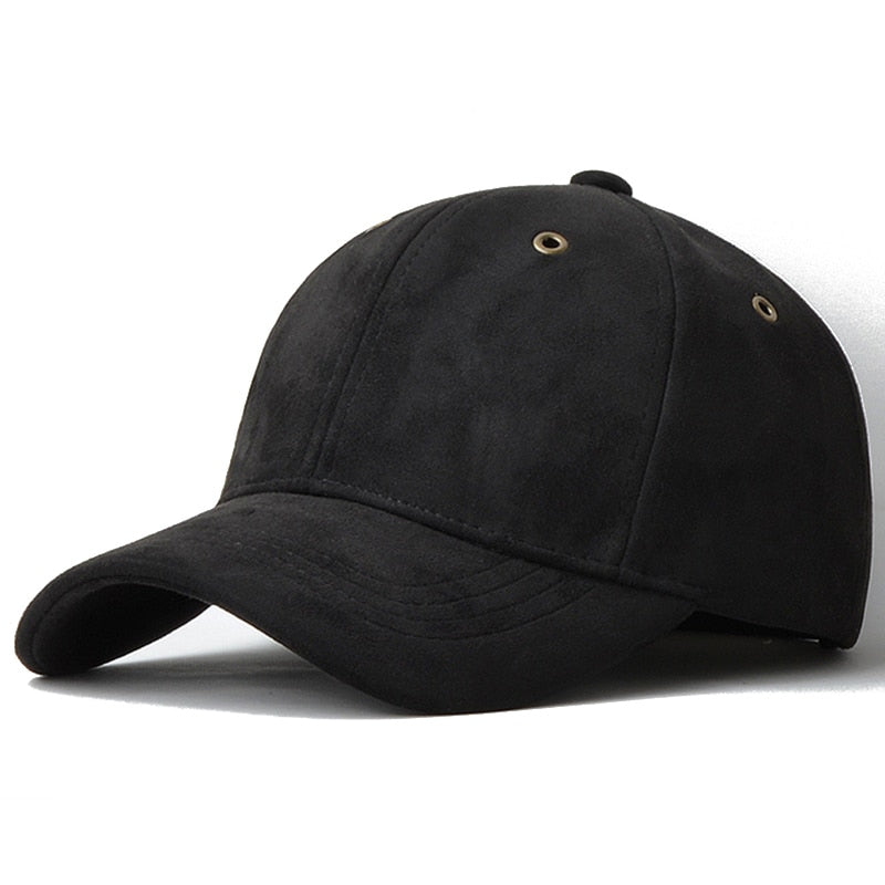 Solid Suede Brand Baseball Caps for Men Women Hip Hop Snapback Bone Gorras Casquette Homme Dad Hat Trucker Cap