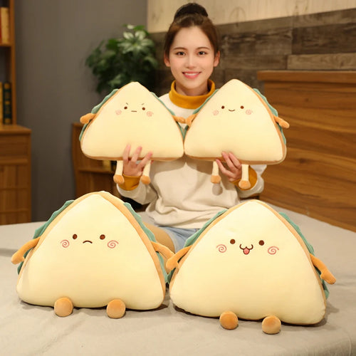 Load image into Gallery viewer, Simulation Food Sandwich Cake Plush Toy Cute Bread Stuffed Doll Soft Nap Sleep Pillow Sofa Bed Cushion Creative Birthday Gift
