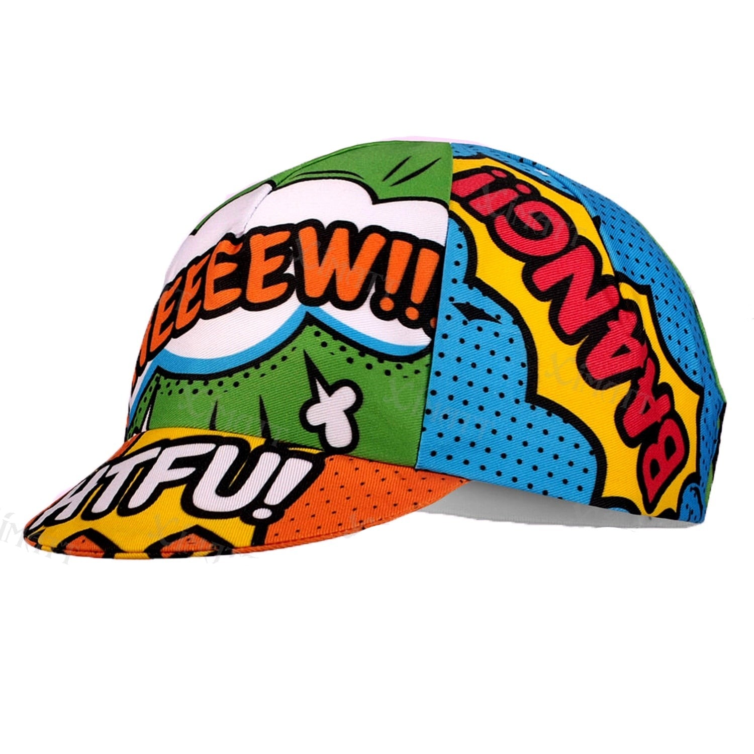 Global Wushu Cartoon Cycling Cap Sports Quick Drying Polyester Fleece Optional Colorful Girl's Bicycle Hat