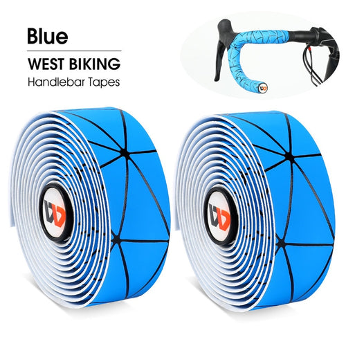 Load image into Gallery viewer, Bike Handlebar Tape Road Bicycle Anti-slip Silica Gel EVA Shock Absorption Handle Bar Tape Cycling Wrap End Plug
