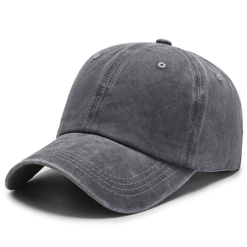 Hot Unisex Cap Two-color Stitching Washed Cotton Baseball Cap Men & Women Casual Adjustable Outdoor Trucker Hats Dropshipping