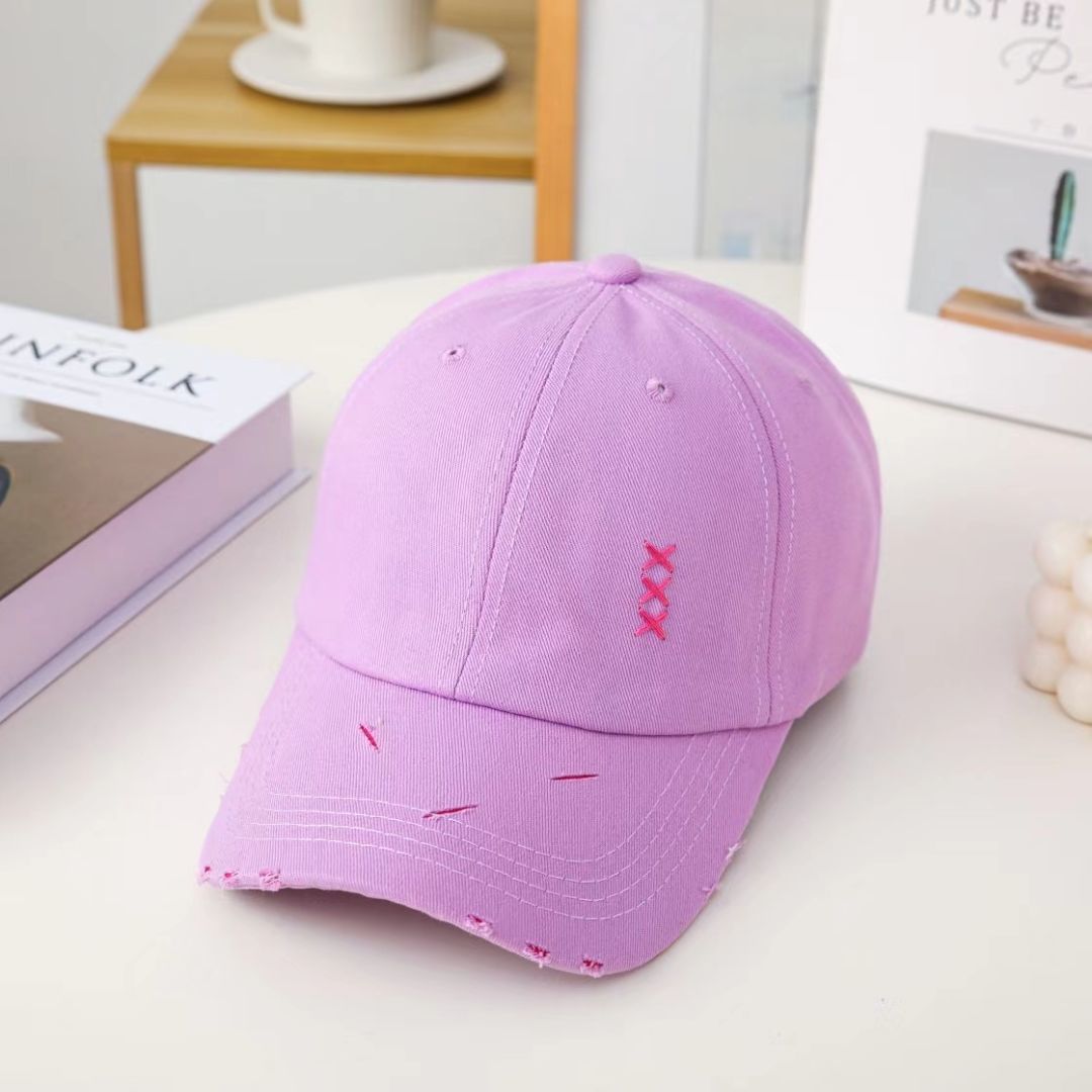 Fashion Unisex Baseball Cap Kpop Style XXX Embroidery Cap For Men Women High Quality Outdoor Couples Streetwear Sports Hat