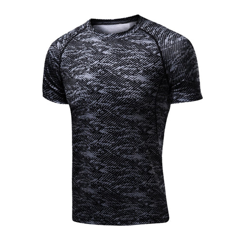 Load image into Gallery viewer, Men&#39;s Running Compression Tshirts Quick Dry Soccer Jersey Fitness Tight Sportswear Gym Sport Short Sleeve Shirt Breathable
