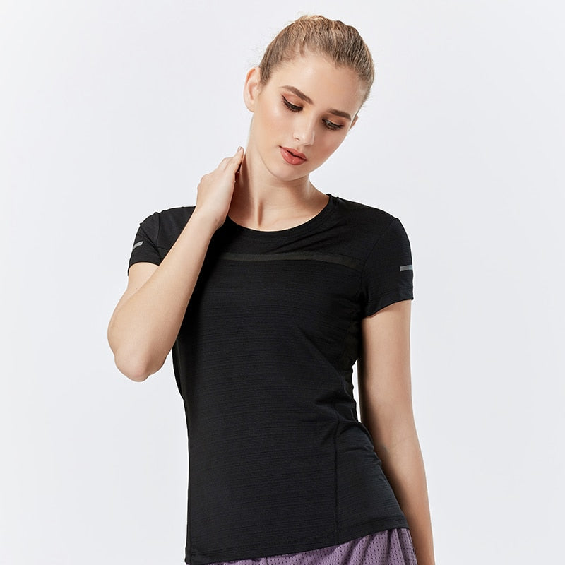 Women's Sportswear Yoga Sets Jogging Clothes Gym Workout Fitness Training Sports T-Shirts+Pants Loose Workout Bandage Tee