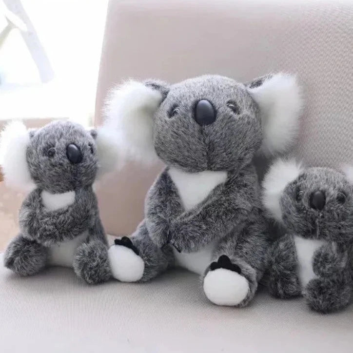 1pc Kawaii Simulation Australia Koala Plush Toy Stuffed Animal Doll Mom Baby Kids Infant Girls Toys Birthday Gift Home Decor