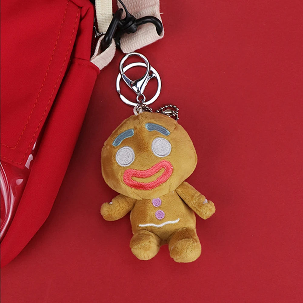 Lovely  Biscuits Man Cartoon Gingerbread Man Plush Toys & Pendant Stuffed Baby Appease Doll Pillow Reindeer for Kids Gift