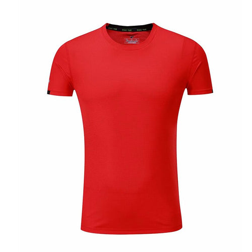 Load image into Gallery viewer, Men Running T-Shirts Quick Dry Compression Gym Fitness Jogging Sports Short Sleeve Tops Soccer Sportswear Male Jersey Breathable
