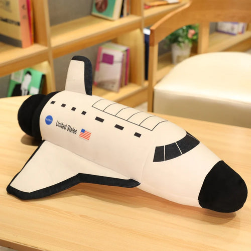 Load image into Gallery viewer, New Plush Astronaut Spaceship Toy Stuffed Soft Doll Cartoon Pillow Kids Toys Creative Plane Toys Children Boys Birthday Gift
