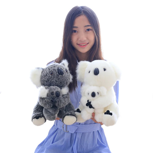 Load image into Gallery viewer, New 28cm Super Cute Sitting Mother and Baby Koalas Plush Toys Stuffed Koalas Dolls Kawaii Kids Toys Soft Pillow Lovely Birthda
