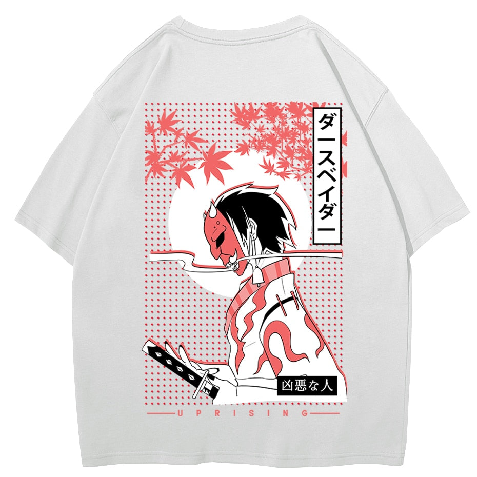 HipHop Back Printed Hip Hop T Shirt Men Snake Ghost T-shirt Harajuku Streetwear Tshirt Cotton Short Sleeve Summer Tops Tee