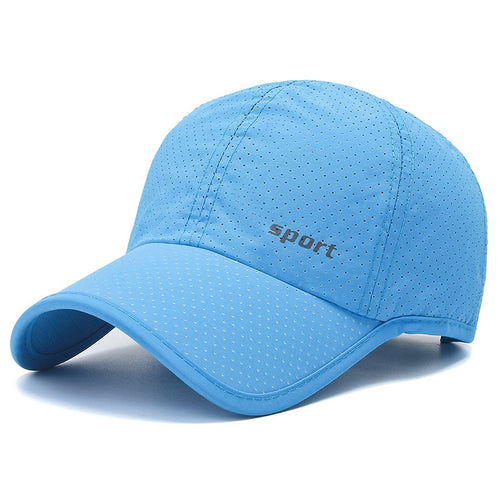 Load image into Gallery viewer, Sport Summer Baseball Cap Unisex Breathable Summer Cap Men Women Snapback Hats Gorras Hombre Golf Cap
