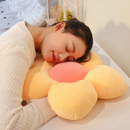 Load image into Gallery viewer, 40/50/60CM Flower Plush Cushion Soft Cartoon Plant Stuffed Doll Chair Cushion Sofa Pillow Bed Decorative Floor Mat Kawaii Gift
