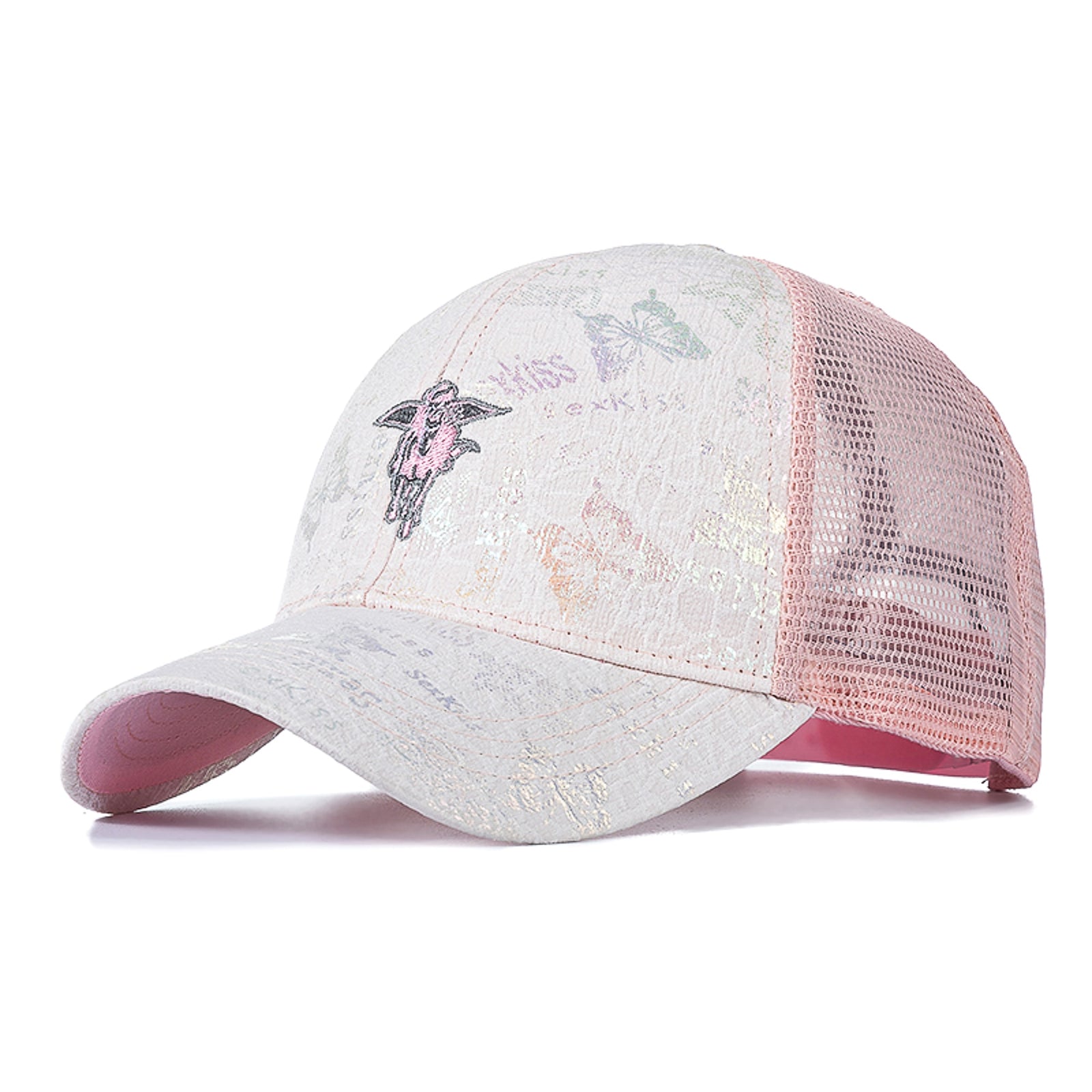 Stylish Women's Cap Summer Trucker Hats For Women Fashion Flying Horse Embroidery Baseball Cap Outdoor Streetwear Hat Cap