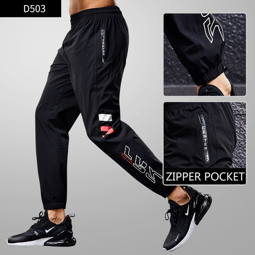 Load image into Gallery viewer, Ice Silk Sport Pants Men Running Sweatpants Gym Fitness Jogging Training Trousers Thin Section Trend Wild Outdoor Dry Fit
