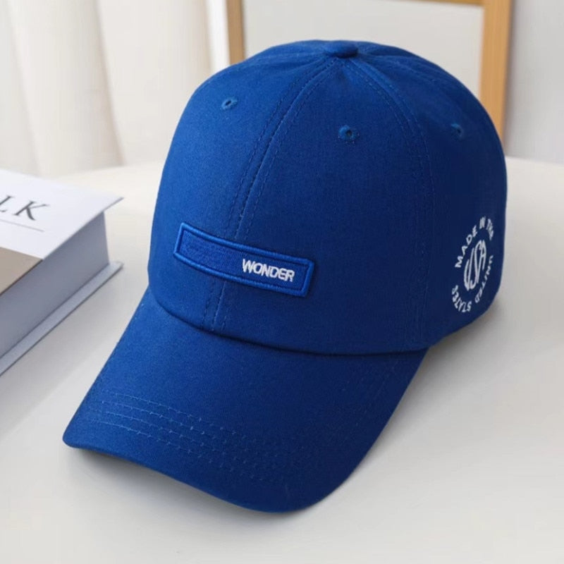 Outdoor Sport Baseball Cap Fashion Letters Embroidered Patch Design Cap Adjustable Men Women Cap Fashion Hip Hop Hat