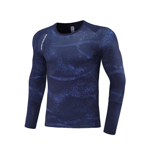 Load image into Gallery viewer, Running T-shirt Men Compression Gym Winter Soldiers Quick Dry Fitness Long Sleeve Sport Shirts Male Training Jogging Sportswear
