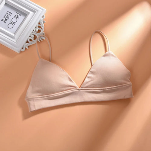 Load image into Gallery viewer, Summer Women Bra French Triangle Tube Top Sexy Seamless Bras Camisole Wireless Backless Lingerie Bralette
