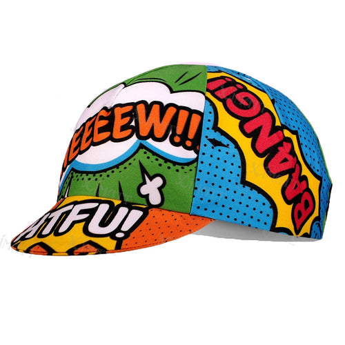 Load image into Gallery viewer, Global Wushu Cartoon Cycling Cap Sports Quick Drying Polyester Fleece Optional Colorful Girl&#39;s Bicycle Hat

