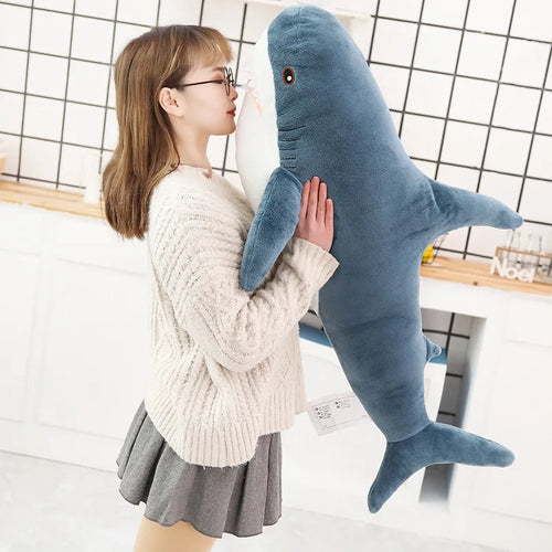 Load image into Gallery viewer, 15-140CM Big Soft Simulation Cute Shark Plush Toys Kawaii Stuffed Russian Pillow for Kids Children Boys Girls Birthday Gifts
