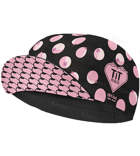 Pink Love Chest  Classic Printing Cycling Cap Quick Drying Men And Women Wear Mtb Motos Road Bicycle Sports Hat