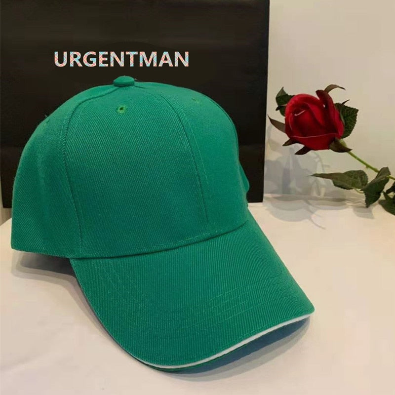 Unisex Cap Casual Acrylic Plain Baseball Cap Adjustable Hats For Women Men Hip Hop Cap Streetwear Dad Hat Wholesale