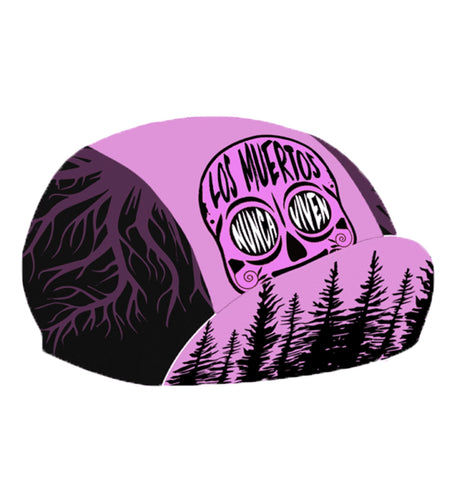 Classic Black Forest Skull Cycling Caps Polyester Pink Quick-Drying Team Bike Hats Unisex Bicycle Summer Balaclava