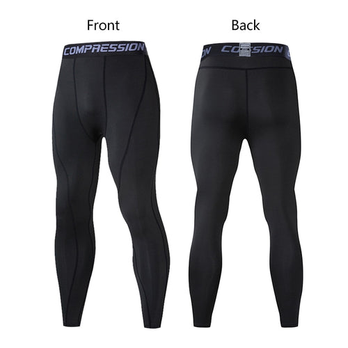 Load image into Gallery viewer, Men&#39;s Lycra Compression Pants Cycling Running Basketball Soccer Elasticity Sweatpants Fitness Tights Legging Trousers Rash Guard
