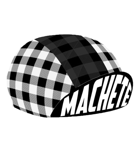 Classic Retro Black White Lattice Polyester Quick Dry Cycling Caps Road Team Bike Balaclava Breathable Bicycle Men's Hat
