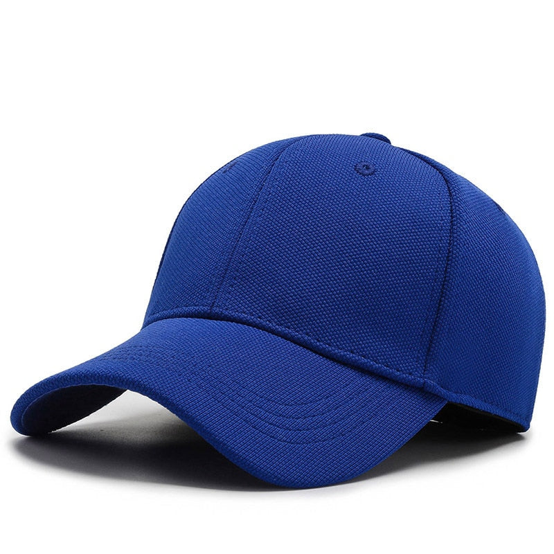 Elasticity Summer Baseball Cap For Men Women Fixed Size Dad Hat Bone Casquette Snapback Solid Trucker Caps 58cm